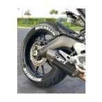 bombtire Lastik Yazısı Michelin Orijinal Ürün 4 Adet Motorsiklet Ve Araba Sticker (MADE IN USA)®