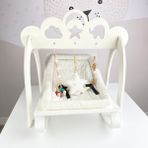 Bon Chic Baby Bebek/çocuk Müzik Kutulu Anne Kucağı Oyun Parkı - Beyaz