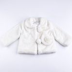 Bon Chic Baby Bebek/çocuk Puffy Çantalı Mont - Beyaz - 3 Yaş