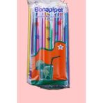 Bona Pipet Jelatinli Körüklü Frozen Pipet 250 Adet Paket Içi (50 Adet) - KARIŞIK RENKLİ
