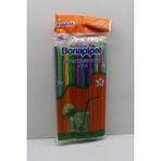Bona Pipet Jelatinli Körüklü Frozen Pipet 50 Adet Karışık Renkli Içi Jelatinli