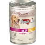 Bonacibo 400 gr Soslu Dana Etli Yaş Yetişkin Köpek Maması