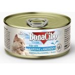 Bonacibo Ezme Sardalya-Hamsili Yetişkin Yaş Kedi Maması 85Gr
