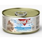 Bonacibo Ezme Sardalya Ve Ton Balıklı Yaş Kedi Maması 85 Gr