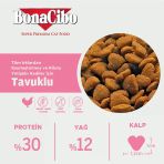 Bonacibo Light & Sterilised Tavuklu Kısırlaştırılmış Yetişkin Kedi Maması 2 Kg - Düşük Kalorili Ve Form Koruyucu
