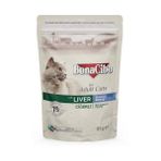 BonaCibo Soslu Ciğerli Pouch Yetişkin 12x85 gr Kedi Yaş Maması