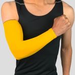 Bonanza Int 2 Adet Nefes Alabilir Uv Korumalı Kol Dirsek Pedleri Spor Koşu Basketbol Voleybol Bisiklet Futbol Için Kolluklar (Yurt Dışından) - Sarı - 2XL