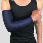 Bonanza Int 2 Adet Nefes Alabilir Uv Korumalı Kol Dirsek Pedleri Spor Koşu Basketbol Voleybol Bisiklet Futbol Için Kolluklar (Yurt Dışından) - XL - Koyu Mavi
