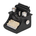 Bonbela Dollhouse Minyatür Daktilo Makinesi Ölçekli 1/6 Vintage Stil Bebek Evi Dekoratif Taşınabilir Mini Oyuncak Dekorasyon Film Aksesuarları için