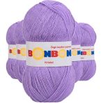 Bonbon 98205 Lila 5 Adet Kristal El Örgü Lif İpi