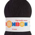 Bonbon 98206 Siyah Kristal Örgü Lif İpi