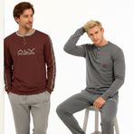 Bonbon Erkek Pamuklu 2 Adet 2'li Pijama Takımı BB2230