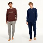 Bonbon Erkek Pamuklu 2 Adet 2'li Pijama Takımı BB2232