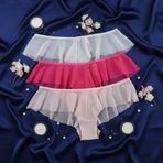 Bonbon Kadın 3 lü Chekky Tül Külot Set BB2153