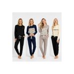 BONBON Kadın Pamuklu 4 Adet 2'li Pijama Takımı BB2222