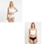 Bonbon Kadın Pamuklu İnce Dantelli 2'Li Paket Slip Külot BB2164
