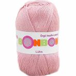 Bonbon Lüks 98418 Pudra Pembe Örgü Patik İpi