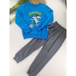 Bonboner Kids Erkek Çocuk Ikili Eşofman Takımı 2 Iplik Içi Polarsız Premium Kalite - 12 Yaş - 0- Koyu Mavi