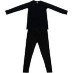 Bonbonetti Chocolate Baby&Kids 1 Adet Kız Çocuk Termal Alt Üst Takım - Siyah - 8 - 10 Yaş