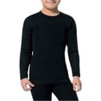 Bonbonetti Chocolate Baby&Kids Mrc Kıd's Unisex Kız-Erkek Termal Fanila 5-13 Yaş - Siyah - 8 - 10 Yaş