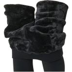 Bonbonetti Kadın Siyah Termal Tayt Kışlık Içi Peluş - L - XL