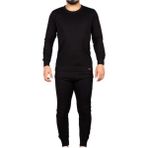 Bonbonetti Unisex Siyah Alt Üst Takım Termal Içlik Bere Hediyeli - 3XL