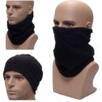 Bonbonetti Unisex Termal Polar Boyunluk Bere - Standart - Siyah
