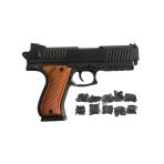 Boncuk Atan Tabanca Kahverengi + 10 Paket Boncuk