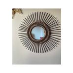 Boncukafası Bambu Siyah Ayna 60 Cm