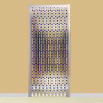 Boncuklu Perde, Boncuklu Perdeler Cam Kristal Kolye Kapısı Oda Bölücü Asılı İpler Dekoratif Mor Özelleştirilebilir (Boyut: 140 x 80 cm)