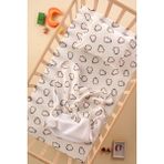 Bondberro Bebek ve Çocuk Uyku Seti 80 X 130 CM ( Battaniye , Lastikli Çarşaf ,Yastık Kılıfı ) %100 Pamuk ( Penguen ) - Siyah - Beyaz
