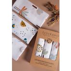 Bondberro Çok Amaçlı Müslin Örtü & Battaniye 3'lü Set %100 Pamuk Oeko-teks Sertifikalı 80x80 Cm