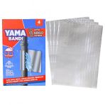 Bondit 10x15 cm 4 Adet Alüminyum Kaplı Ultra Güçlü Su Geçirmez Tamir Yama Bandı