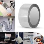 Bondit Alüminyum Folyo Bant Takviyeli Yanmaz Soba Bandı 48 mm (15 Metre)
