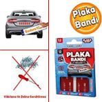 Bondit Araç Plaka Güçlü Yapıştırıcı 3M Yapıştırma Çift Taraflı Bant Bandı 95 mm X 35 mm BND01069530