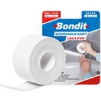 Bondit Beyaz Ultra Dayanıklı Su Geçirmez Sızdırmazlık Bandı 38 mm Esnek ve Pürüzsüz Yapı