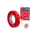 Bondit Silikonlu Çift Taraflı Akrilik Şeffaf Bant 18Mm x 2Mt