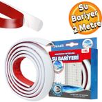 Bondit Su Bariyeri Kapı Altı Sızdırmaz Su Tutucu Yapışkanlı Silikon Bant Izolasyon Yalıtım Bandı (2 Metre)