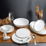 Bone China Bone China Platin 55 Parça 12 Kişilik Yemek Takımı G3161
