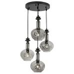 Bone Modern Avize E27 48w 35cm Metal Siyah Avonni-av-1912-4t-gr Kaplama