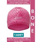 #Bone Su Sızdırmaz Esnek Yumuşak Silikon Havuz Deniz Yüzme Kulağa Su Geçirmez Büyük Beden Saç Bonesi