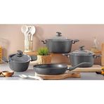 Bonera 13 Parça Granit Set 18-20-26 cm Tencere + 26 Tava + 6 Parça Kaşık Set