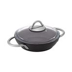 Bonera 18 cm Granit Pro Plus 1081 Siyah Çift Kulplu Omlet Tavası