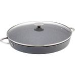 Bonera 38 cm Cam Kapaklı Pro Plus Granit Balık - Fırın Tepsisi Pro 1203 - Gri