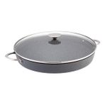 Bonera 38 Cm Cam Kapakli Pro Plus Granit Balik - Firin Tepsisi Pro 1203