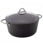 Bonera Granit Pro Plus Siyah Derin 22 cm Tencere