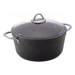 Bonera Granit Pro Plus Siyah Derin 24 cm Tencere