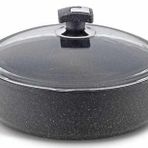 Bonera GRNT1042 26 cm Granit Kısa Basık Karnıyarık Tencere
