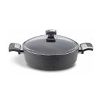 Bonera GRNT1044 30 cm Granit Kısa Basık Karnıyarık Tencere