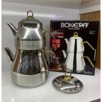 Bonera Harem Jumbo Boy Gold Çelik Çaydanlık